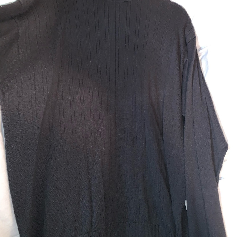 Plus size women’s black sweater
